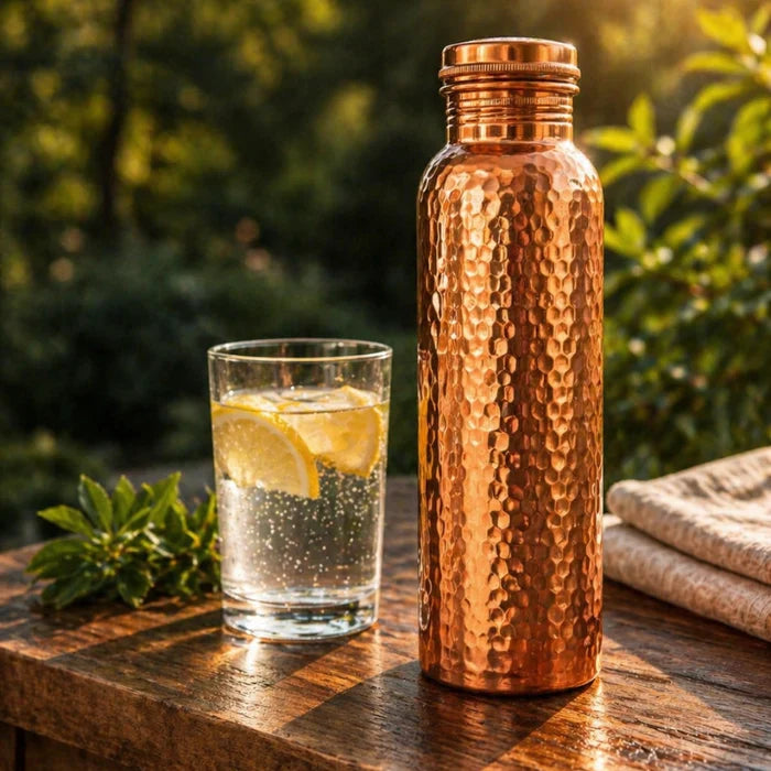 Borraccia in rame – Scudesia™ | L’acqua purificata naturalmente, senza plastica