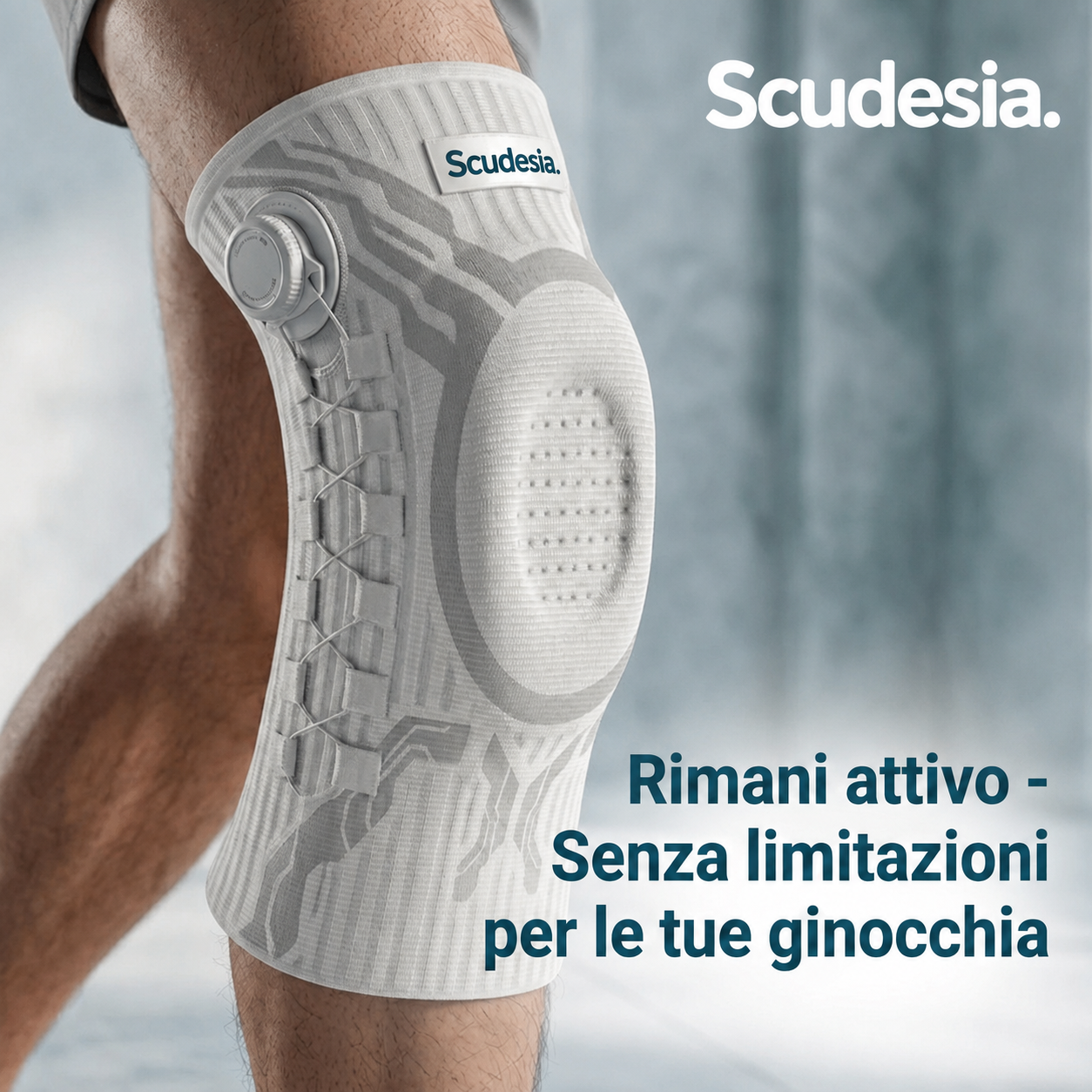 Ginocchiera Ortopedica a Compressione Regolabile