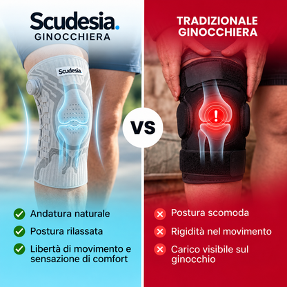 Ginocchiera Ortopedica a Compressione Regolabile
