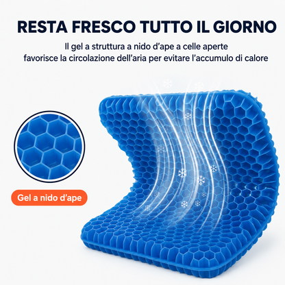 Cuscino da seduta 100% in gel