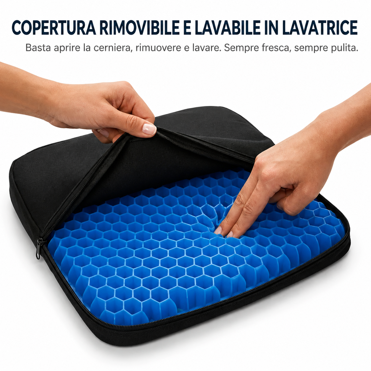 Cuscino da seduta 100% in gel