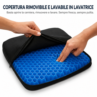 Cuscino da seduta 100% in gel